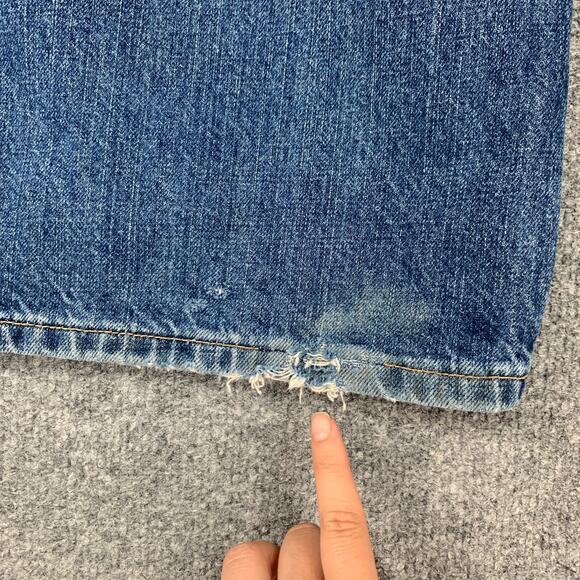 Vintage Ralph Lauren Polo Jeans Mens 38 Blue Woodrow Relaxed Fit Cotton Denim - Picture 8 of 12